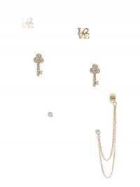 G by GUESS Women's Gold-Tone Stud Earring Set, GOLD G by GUESS Women's Gold-Tone Stud Earring Set, GOLD