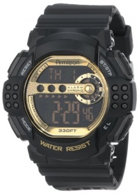 Armitron Men's 40/8270GBLK Sport Large Gold Accented Black Resin Strap Digital Chronograph Watch Armitron Men's 40/8270GBLK Sport Large Gold Accented Black Resin Strap Digital Chronograph Watch