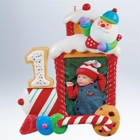 Hallmark Keepsake Ornament 2011 My First Christmas - Photo Holder - #QXG4409 Hallmark Keepsake Ornament 2011 My First Christmas - Photo Holder - #QXG4409