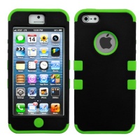 MYBAT IPHONE5HPCTUFFSO007NP Premium TUFF Case for iPhone 5 - 1 Pack - Retail Packaging - Black/Electric Green MYBAT IPHONE5HPCTUFFSO007NP Premium TUFF Case for iPhone 5 - 1 Pack - Retail Packaging - Black/Electric Green