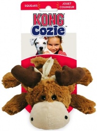 KONG Cozie Marvin the Moose, Medium Dog Toy, Brown