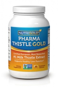 NutriGold Milk Thistle Extract - Pharma Thistle GOLD, 30 to 70:1 Extract with 80% Silymarin (#1 Pharmaceutical Grade Liver Support Supplement for Liver Detox and Cleanse) 90 Vegetarian Capsules NutriGold Milk Thistle Extract - Pharma Thistle GOLD, 30 to 70:1 Extract with 80% Silymarin (#1 Pharmaceutical Grade Liver Support Supplement for Liver Detox and Cleanse) 90 Vegetarian Capsules