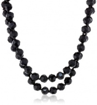 Carolee Jet Basics Jet Faceted Bead 72 Endless Jet Bead Rope Necklace Carolee Jet Basics Jet Faceted Bead 72 Endless Jet Bead Rope Necklace