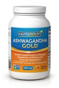Nutrigold Ashwagandha Gold (Organic) (Clinically-proven KSM-66), 500 mg, 90 veg. capsules Nutrigold Ashwagandha Gold (Organic) (Clinically-proven KSM-66), 500 mg, 90 veg. capsules