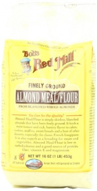 Bob's Red Mill Almond Meal/Flour, 16-Ounce Packages (Pack of 4) Bob's Red Mill Almond Meal/Flour, 16-Ounce Packages (Pack of 4)