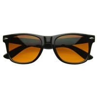 Blue Blocking Driving Wayfarers Sunglasses Amber Tinted Lens Blue Blocking Driving Wayfarers Sunglasses Amber Tinted Lens