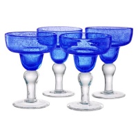 Artland Iris Margarita, 8-Ounce, Cobalt Blue, Set of 4 Artland Iris Margarita, 8-Ounce, Cobalt Blue, Set of 4