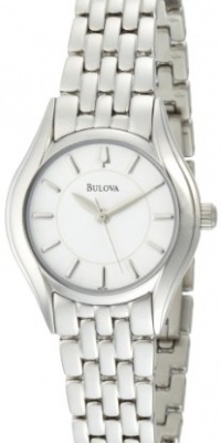 Bulova Women's 96L132 Silver White Dial Bracelet Watch Bulova Women's 96L132 Silver White Dial Bracelet Watch