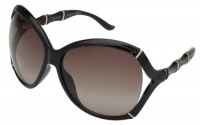 Gucci GG3509/S Sunglasses - 0D28 Shiny Black (HA Brown Gradient Lens) - 62mm Gucci GG3509/S Sunglasses - 0D28 Shiny Black (HA Brown Gradient Lens) - 62mm