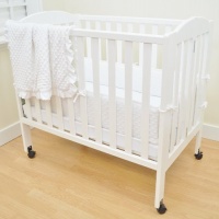American Baby Company Heavenly Soft Minky Dot Chenille Portable/Mini Crib Bedding Set, White,3-Piece American Baby Company Heavenly Soft Minky Dot Chenille Portable/Mini Crib Bedding Set, White,3-Piece