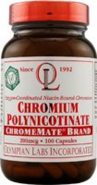 Chromium Polynicotinate 200mcg 100 Count Chromium Polynicotinate 200mcg 100 Count