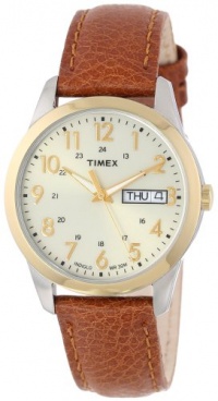 Timex Men's T2N105 Elevated Classics Dress Brown Leather Strap Watch Timex Men's T2N105 Elevated Classics Dress Brown Leather Strap Watch
