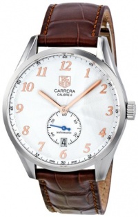 TAG Heuer Men's WAS2112.FC6181 Carrera Silver Dial Brown Leather Strap Watch TAG Heuer Men's WAS2112.FC6181 Carrera Silver Dial Brown Leather Strap Watch