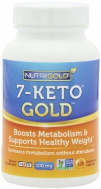 Nutrigold 7-Keto 100mg, 120 Vegetarian Capsules (Recommended as #1 in Belly-Blasting Weight-Loss Supplements) Nutrigold 7-Keto 100mg, 120 Vegetarian Capsules (Recommended as #1 in Belly-Blasting Weight-Loss Supplements)