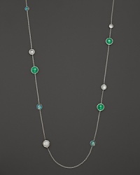 Ippolita Seafoam Wonderland Sterling Silver Lollipop Station Necklace in Seafoam, 40 Ippolita Seafoam Wonderland Sterling Silver Lollipop Station Necklace in Seafoam, 40