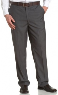 Louis Raphael ROSSO Men's Poly Viscose Super 150S Luxe Twill Hidden Extension Flat Front Dress Pant,Grey,34x32 Louis Raphael ROSSO Men's Poly Viscose Super 150S Luxe Twill Hidden Extension Flat Front Dress Pant,Grey,34x32