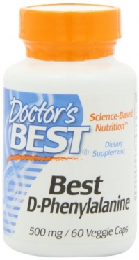 Doctor's Best Best D-phenylalanine (500mg), Vegetable Capsules, 60-Count Doctor's Best Best D-phenylalanine (500mg), Vegetable Capsules, 60-Count