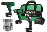 Hitachi KC10DFL 12-Volt Peak 3-Tool Li-Ion Combo Kit with Carrying Bag Hitachi KC10DFL 12-Volt Peak 3-Tool Li-Ion Combo Kit with Carrying Bag