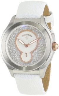 Philip Stein Women's 15-PDRG-PPW Prestige Diamond and Rose Gold Accent White Pasmina Pearl Strap Watch Philip Stein Women's 15-PDRG-PPW Prestige Diamond and Rose Gold Accent White Pasmina Pearl Strap Watch
