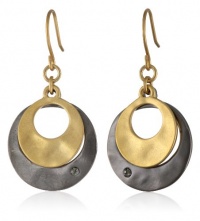 Kenneth Cole New York Two-Tone Layered Earrings Kenneth Cole New York Two-Tone Layered Earrings