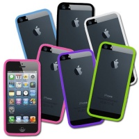 Empire Black, Neon Green, Hot Pink, Light Blue, Purple, White, Pack of 6 Border Bumper Cases for Apple iPhone 5 Empire Black, Neon Green, Hot Pink, Light Blue, Purple, White, Pack of 6 Border Bumper Cases for Apple iPhone 5