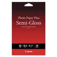 Canon Photo Paper plus Semi-Gloss 5x 7 20 sheets 1686B061 Canon Photo Paper plus Semi-Gloss 5x 7 20 sheets 1686B061