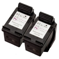 Sophia Global Remanufactured Ink Cartridge Replacement for HP 61XL (2 Black) Sophia Global Remanufactured Ink Cartridge Replacement for HP 61XL (2 Black)