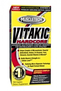 MuscleTech Vitakic Hardcore, 150 Caplets MuscleTech Vitakic Hardcore, 150 Caplets