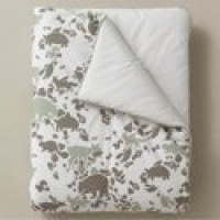 DwellStudio Play Blanket, Woodland Tumble Mocha DwellStudio Play Blanket, Woodland Tumble Mocha