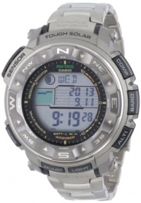 Casio Men's PRW2500T-7CR Pathfinder Triple Sensor Tough Solar Digital Multi-Function Titanium Pathfinder Watch Casio Men's PRW2500T-7CR Pathfinder Triple Sensor Tough Solar Digital Multi-Function Titanium Pathfinder Watch
