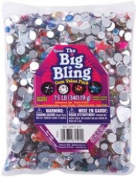 Darice Big Bling Stars and Round Gem Value Pack Rhinestones, Multicolor Darice Big Bling Stars and Round Gem Value Pack Rhinestones, Multicolor
