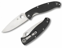 Spyderco Resilience Black G-10 PlainEdge Knife Spyderco Resilience Black G-10 PlainEdge Knife