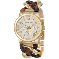Michael Kors MK4222 Chain Bracelet Gold/Tortoise Watch Michael Kors MK4222 Chain Bracelet Gold/Tortoise Watch