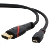 Mediabridge FLEX Series Micro-HDMI to HDMI Cable (6 Feet) - High-Speed Supports Ethernet, 3D and Audio Return [Newest Standard]