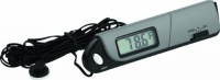 Bell 22-1-28001-8 Slimline In-Out Thermometer and Clock Bell 22-1-28001-8 Slimline In-Out Thermometer and Clock