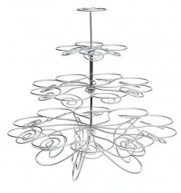 Wilton 307-826 Cupcakes 'n More 23-Count 4-Tier Metal Dessert Stand Wilton 307-826 Cupcakes 'n More 23-Count 4-Tier Metal Dessert Stand