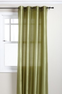 Stylemaster Tribeca 56 by 108-Inch Faux Silk Grommet Panel, Avocado Stylemaster Tribeca 56 by 108-Inch Faux Silk Grommet Panel, Avocado