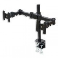 Tyke Supply Dual LCD Monitor Stand desk clamp holds up to 24 lcd monitors Tyke Supply Dual LCD Monitor Stand desk clamp holds up to 24 lcd monitors