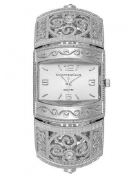 Charter Club Watch, Silver-Tone Filigree Stretch Bracelet 30mm Charter Club Watch, Silver-Tone Filigree Stretch Bracelet 30mm
