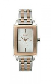 DKNY Two-Tone Rose/Steel Rectangle Bracelet Women's watch #NY8608 DKNY Two-Tone Rose/Steel Rectangle Bracelet Women's watch #NY8608