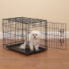 Petedge Easy Wire Dog Crate, X-Small, Black