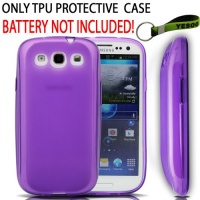 Samsung Galaxy S3 - i9300 Extended Battery TPU Case Purple Samsung Galaxy S3 - i9300 Extended Battery TPU Case Purple
