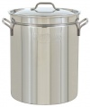 Bayou Classic 1044 44-Quart Stainless-Steel Stockpot