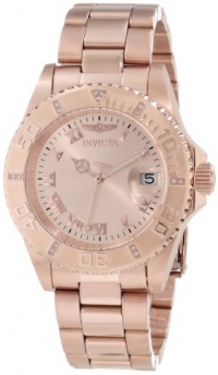 Invicta Women's 12821 Pro Diver Rose Dial Diamond Accented Watch Invicta Women's 12821 Pro Diver Rose Dial Diamond Accented Watch