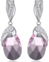 Carnevale Sterling Silver Briolette with Swarovski Elements Earrings