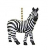 African Safari Plains Zebra Stripes Ceiling Fan Light Pull