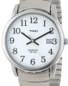 Timex Men's T2H451 Easy Reader Silver-Tone Expansion Band Watch