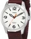 Timex Men's T2N633 Weekender Classic Casual Woven Leather Strap Watch
