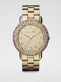 Marc by Marc Jacobs Marci Gold Tone Glitz Women's Watch - MBM3191 Marc by Marc Jacobs Marci Gold Tone Glitz Women's Watch - MBM3191