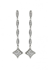 Effy Jewlery Diversa 14K White Gold Blue and White Diamond Earrings Effy Jewlery Diversa 14K White Gold Blue and White Diamond Earrings